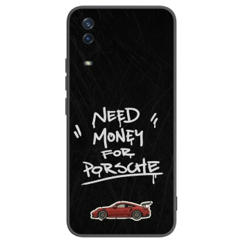 Picasee silikonowe czarne etui na Vivo Y11s - Dark Racer