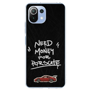 Picasee silikonowe przeźroczyste etui na Xiaomi 11 Lite 5G NE - Dark Racer