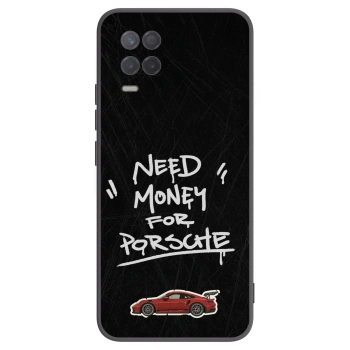 Picasee silikonowe czarne etui na Realme 8 5G - Dark Racer