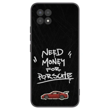 Picasee silikonowe czarne etui na Realme 8i - Dark Racer