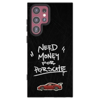 Picasee silikonowe czarne etui na Samsung Galaxy S22 Ultra 5G - Dark Racer