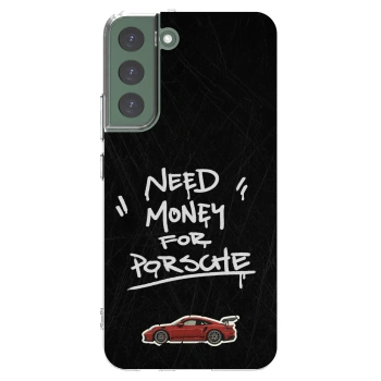 Picasee silikonowe przeźroczyste etui na Samsung Galaxy S22+ 5G - Dark Racer