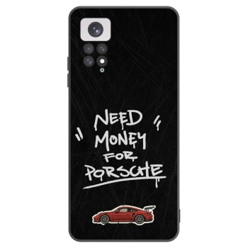 Picasee silikonowe czarne etui na Xiaomi Redmi Note 11 - Dark Racer