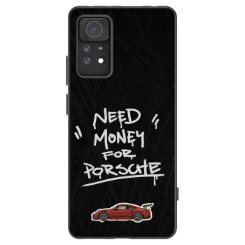 Picasee silikonowe czarne etui na Xiaomi Redmi Note 11 Pro 5G - Dark Racer