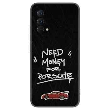 Picasee silikonowe czarne etui na Realme GT Master Edition 5G - Dark Racer