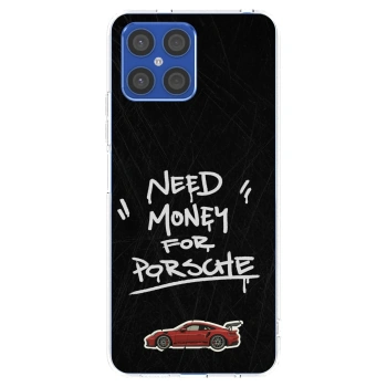 Picasee silikonowe przeźroczyste etui na Honor X8 4G - Dark Racer