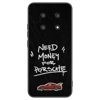 Picasee silikonowe czarne etui na Honor Magic4 Lite 5G - Dark Racer