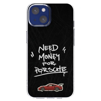 Picasee silikonowe przeźroczyste etui na Apple iPhone 14 - Dark Racer