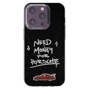 Picasee silikonowe przeźroczyste etui na Apple iPhone 14 Pro - Dark Racer