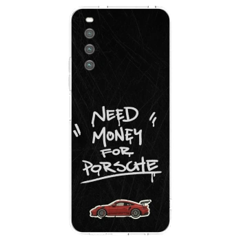 Picasee silikonowe przeźroczyste etui na Sony Xperia 10 IV 5G - Dark Racer