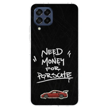 Picasee silikonowe przeźroczyste etui na Samsung Galaxy M53 5G - Dark Racer