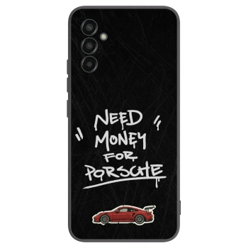 Picasee silikonowe czarne etui na Samsung Galaxy M13 M135F - Dark Racer