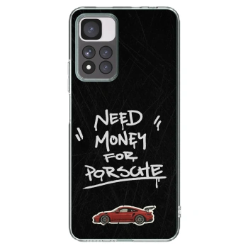 Picasee silikonowe przeźroczyste etui na Xiaomi Redmi Note 11 Pro+ 5G - Dark Racer