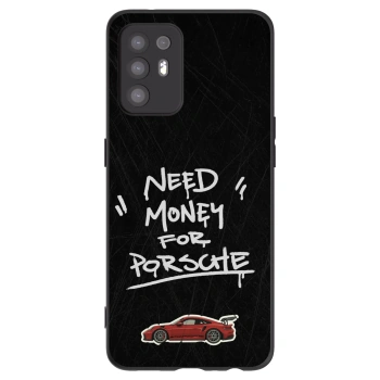 Picasee silikonowe czarne etui na OPPO A94 5G - Dark Racer