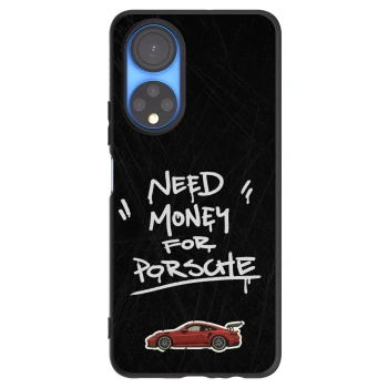 Picasee silikonowe czarne etui na Honor X7 - Dark Racer