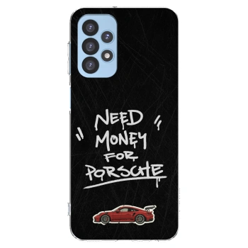 Picasee silikonowe przeźroczyste etui na Samsung Galaxy A23 A235F 4G - Dark Racer