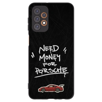 Picasee silikonowe czarne etui na Samsung Galaxy A23 A236B 5G - Dark Racer