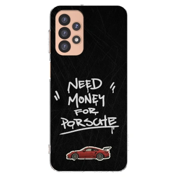 Picasee silikonowe przeźroczyste etui na Samsung Galaxy A23 A236B 5G - Dark Racer