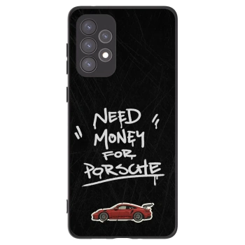 Picasee silikonowe czarne etui na Samsung Galaxy A73 5G - Dark Racer