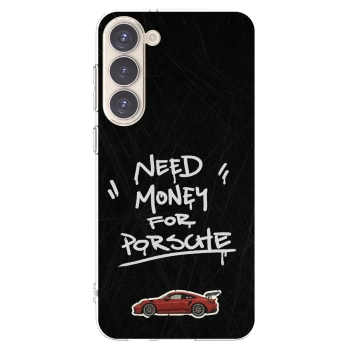 Picasee silikonowe przeźroczyste etui na Samsung Galaxy S23+ 5G - Dark Racer