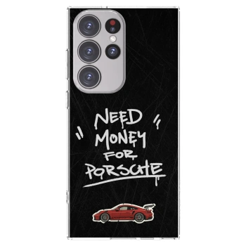 Picasee silikonowe przeźroczyste etui na Samsung Galaxy S23 Ultra 5G - Dark Racer