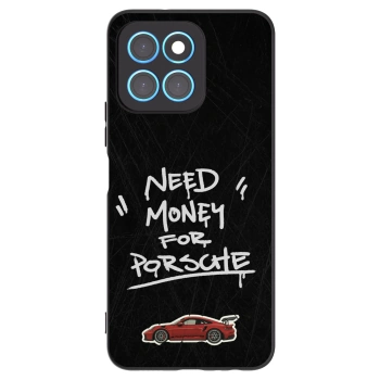 Picasee silikonowe czarne etui na Honor X6 - Dark Racer