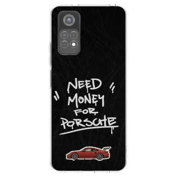 Picasee silikonowe przeźroczyste etui na Xiaomi Redmi Note 11S 5G - Dark Racer