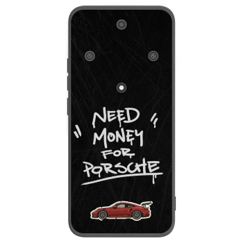 Picasee silikonowe czarne etui na Honor Magic5 Lite 5G - Dark Racer