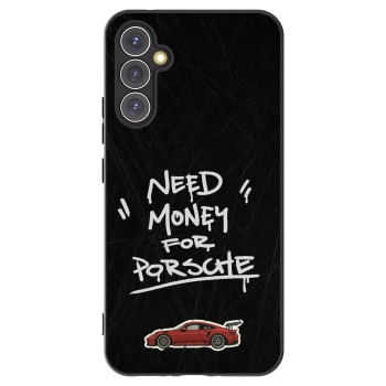 Picasee silikonowe czarne etui na Samsung Galaxy A34 5G A346B - Dark Racer