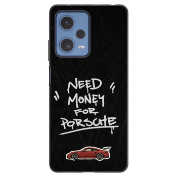 Picasee silikonowe czarne etui na Xiaomi Redmi Note 12 Pro 5G - Dark Racer