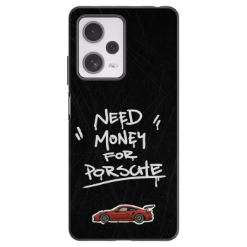 Picasee silikonowe czarne etui na Xiaomi Redmi Note 12 Pro+ 5G - Dark Racer
