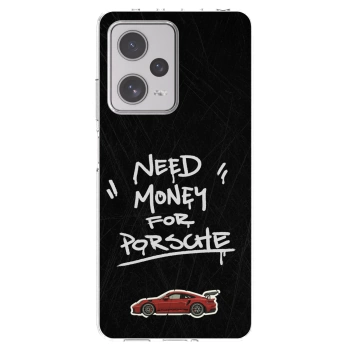Picasee silikonowe przeźroczyste etui na Xiaomi Redmi Note 12 Pro+ 5G - Dark Racer