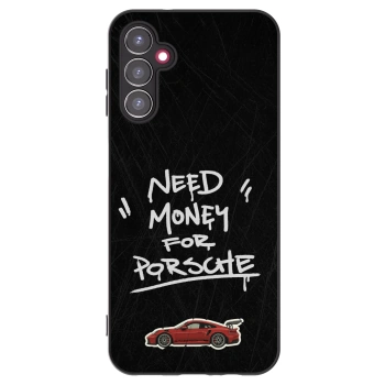 Picasee silikonowe czarne etui na Samsung Galaxy A14 5G A146P - Dark Racer