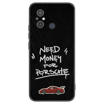Picasee silikonowe czarne etui na Xiaomi Redmi 12C - Dark Racer