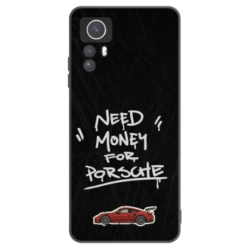 Picasee silikonowe czarne etui na Xiaomi Redmi Note 12S - Dark Racer