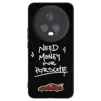 Picasee silikonowe czarne etui na Honor Magic5 Pro - Dark Racer