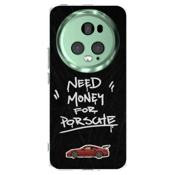 Picasee silikonowe przeźroczyste etui na Honor Magic5 Pro - Dark Racer