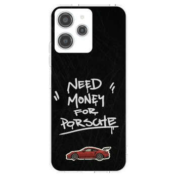Picasee silikonowe przeźroczyste etui na Xiaomi Redmi 12 4G - Dark Racer