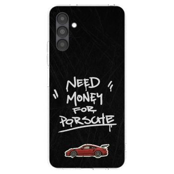Picasee silikonowe przeźroczyste etui na Samsung Galaxy A04s A047F - Dark Racer