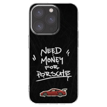 Picasee silikonowe przeźroczyste etui na Apple iPhone 15 Pro - Dark Racer