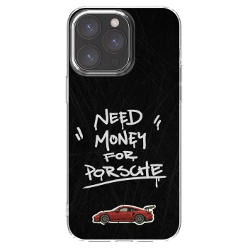 Picasee silikonowe przeźroczyste etui na Apple iPhone 15 Pro Max - Dark Racer