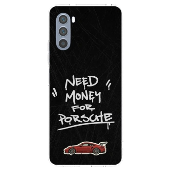 Picasee silikonowe przeźroczyste etui na Motorola Moto G62 - Dark Racer