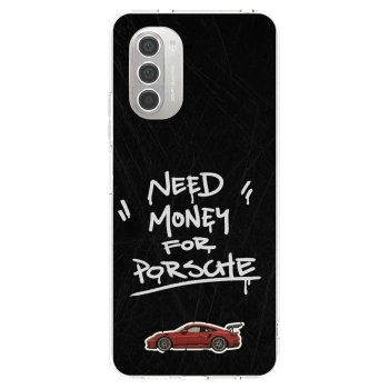 Picasee silikonowe przeźroczyste etui na Motorola Moto G51 - Dark Racer