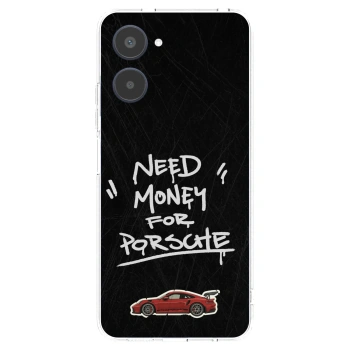 Picasee silikonowe przeźroczyste etui na Realme 10 4G - Dark Racer