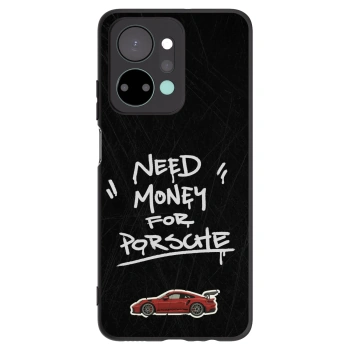 Picasee silikonowe czarne etui na Honor X7a - Dark Racer