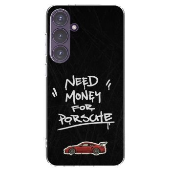 Picasee silikonowe przeźroczyste etui na Samsung Galaxy S24+ S926B 5G - Dark Racer