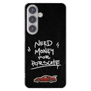 Picasee silikonowe przeźroczyste etui na Samsung Galaxy S24 S921B 5G - Dark Racer