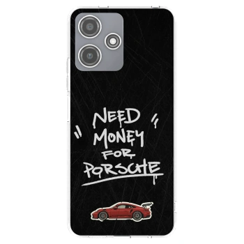 Picasee silikonowe przeźroczyste etui na Xiaomi Redmi 12 5G - Dark Racer