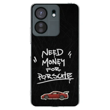 Picasee silikonowe przeźroczyste etui na Xiaomi Redmi 13C 4G - Dark Racer