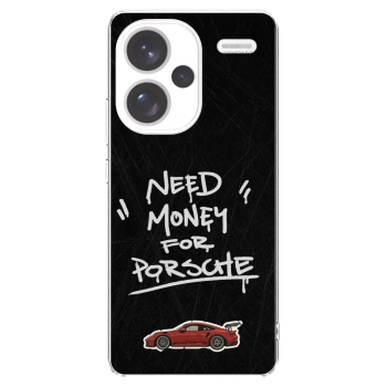 Picasee silikonowe przeźroczyste etui na Xiaomi Redmi Note 13 Pro+ 5G - Dark Racer